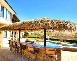 12x24 Mexican Palm Palapa - 2 Posts